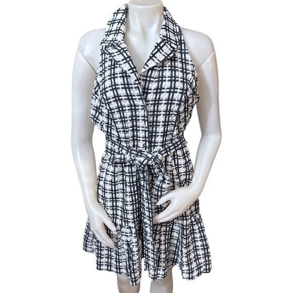 Anthropologie Dresses & Skirts - Anthropologie Maeve Plaid Retro MIni Dress Collared Coastal 12